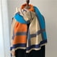 thumbnail image 4 of Bufanda de Cachemira cálida para mujer, pañuelo de cuello de diseño, Pashmina para la cabeza, Poncho, pañuelo de Echarpe, moda de invierno, 4 of 4