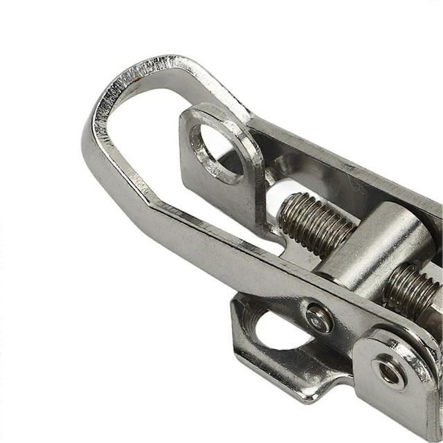 2 Pcs Boat Anti Rattle Latch 66mm to 75mm 304 Stainless Steel Lockable Hold Down Fastener Clamp Marine Hatch Locker