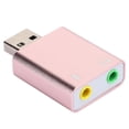 thumbnail image 2 of USB Sound Card 3D External Stereo Audio Adapter Headphone Microphone Notebook Accessories, 2 of 7