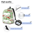 thumbnail image 4 of Naloa Amanita Fly Agaric Canvas Backpack for Men Women Rucksack Casual Travel Daypack College Tote Satchel Bookbag for Teens-Small, 4 of 7