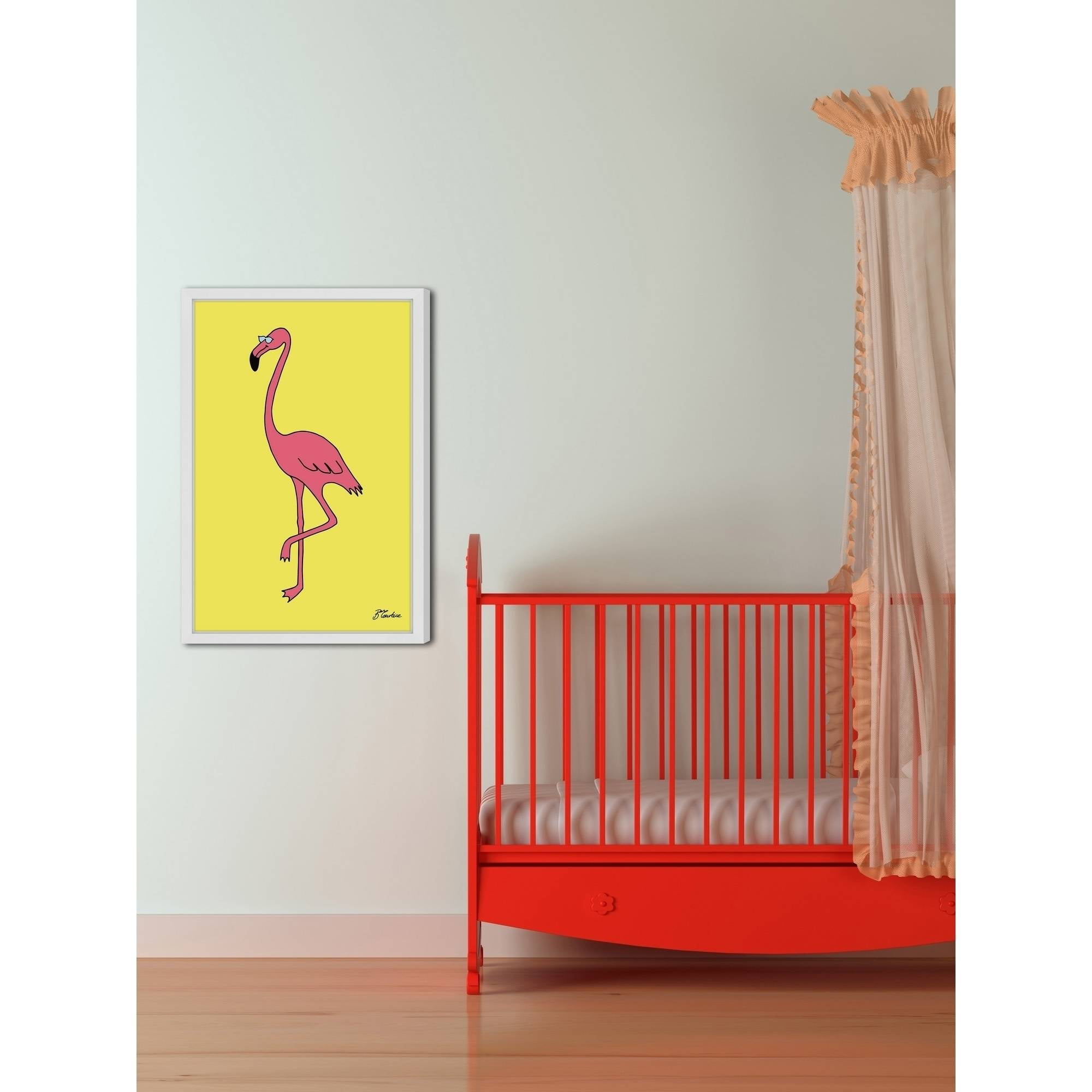 "Flamingo" Framed Painting Print