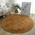 thumbnail image 4 of YAOMOBB Safe Polyester Rug Super Soft Luxury 100cm Round Fluffy Area Rug for Solid Color Bedroom Nursery Comfort, 4 of 7