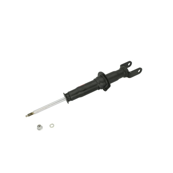 KYB Shocks 340028 Shock Absorber EXCEL-G Strut Nitrogen Gas Charged; Limited Lifetime Warranty; Non-Adjustable; Without Shock Boots; Single