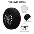 thumbnail image 3 of Saiise Sanrio Bd Print Rv Spare Tire Cover Wheel Tire Cover for Travel Trailers Protectors Weatherproof Dust-Proof for Camper Trailer Truck SUV Rv Universal-15 inch, 3 of 8