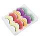 thumbnail image 1 of 5 pares de pestañas postizas dramáticas pestañas postizas pestañas de arco iris pestañas dramáticas de colores pestañas postizas 3d flexibles falsas, 1 of 5