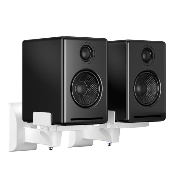 Soporte de pared para altavoz suptek SPM201W para 25 kg, color blanco
