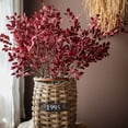 thumbnail image 4 of Red Tzu Tan Leaf Stem 42" Tall, 4 of 7