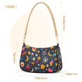 thumbnail image 3 of FORMRS Womens Shoulder Bag with Chain Strap Clutch Purse Cute Tote Handbag, Small Space Pattern, 3 of 7