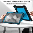 thumbnail image 2 of JBuwsdan for onn 11" Core Tablet (2026 Model) Tablet Case,for Onn 11 Tablet Pro 2024 Model Case,Heavy Duty Protective Case with Kickstand Shoulder Strap Case(Black/Blue), 2 of 5