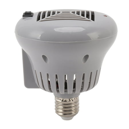 

E27 50W to 100W Pet Heating Bulb with Grey Housing 220V 3 Gears Adjustable Basking Light Bulb for Reptile Small Pet Box