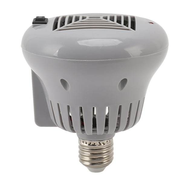 Lámpara de jaula gris de 50 W a 100 W para que las mascotas tomen el sol, perfecta para terrarios de animales pequeños, bombilla calefactora para reptiles de 220 V y 3 configuraciones de
