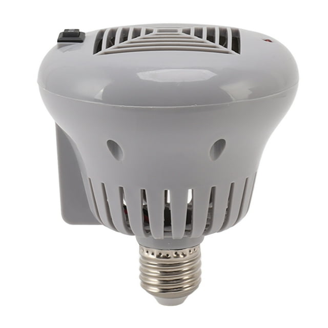 Lámpara de jaula gris de 50 W a 100 W para que las mascotas tomen el sol, perfecta para terrarios de animales pequeños, bombilla calefactora para reptiles de 220 V y 3 configuraciones de