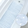 thumbnail image 4 of ZZkhGO Extra Long Non-Slip Bath Mat, 39x16 Inch Bathtub Shower Mat, Suction Cup Machine Washable Floor Pad, 4 of 4