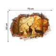 thumbnail image 3 of DIY Wall Decor Removable Wall Sticker Deer Head Forest Animal Hunting, 3 of 4