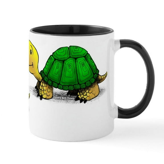 CafePress - Turtle Coffee Mug - 11 oz Ceramic Mug - Novelty Coffee Tea Cup