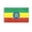 3x5 ft Polyester Flag, variant on AGAS Ethiopia Flag 4x6 inch - 11" Plastic Pole 100% Polyester Stitched Edges Ethiopian National Mini Flag on a Stick