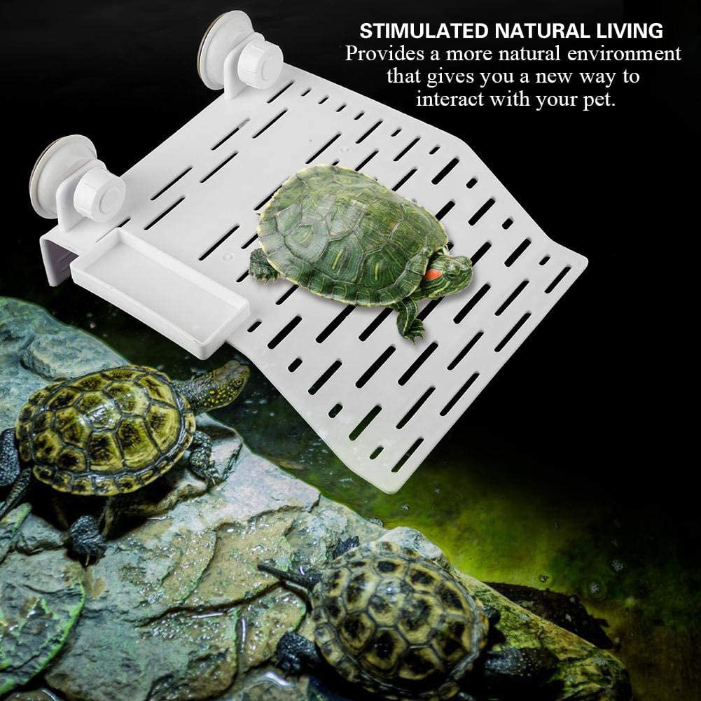 Terrace Island Platform Tortoise Aquarium Dock Decor Tank Reptile Turtle Basking 