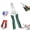Green, variant on Borikise 16-in-1 Wire Stripping Pliers, Heavy Duty Cr-V Cable Crimper and Cutter with Built-in Voltage Tester for Professional Electrical Repair