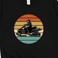 thumbnail image 3 of Inktastic Snowmobile Retro Sunset Toddler Sweatshirt, 3 of 4