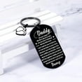 thumbnail image 3 of Dad to Be Gifts for 1st Time Dad Fathers Day Gift from Wife Kids Father to Be Gifts for Soon to Be Dad Keychain Christmas Valentines Day Gifts for Dad to Be Pregnancy Announcement Gifts, 3 of 6