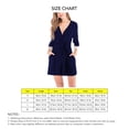 thumbnail image 4 of Ropa De Dormir Para Mujer, Bata De Pijama Con Cinturón Para Nadar Para Niñas ANGGREK azul marino S, 4 of 4