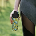 thumbnail image 6 of Fotbe Lemon Pattern 18 Oz Sports Insulated Kettle Vacuum Cup Stainless Steel Travel Mug Cup Thermal Flask,Insulated Kettle for Cycling Gym Basketball Outdoor, 6 of 7