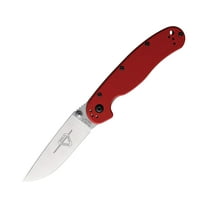 Ontario RAT 2 Pocket Knife 3" Drop Point CPM S35VN Satin Blade G-10 Handle Red