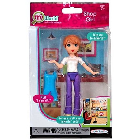 Miworld 5 Inch Figure Shop Girl White Top Blue Apron price history on PriceWatchPro
