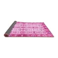 thumbnail image 2 of Ahgly Company Indoor Square Oriental Pink Traditional Area Rugs, 3' Square, 2 of 4