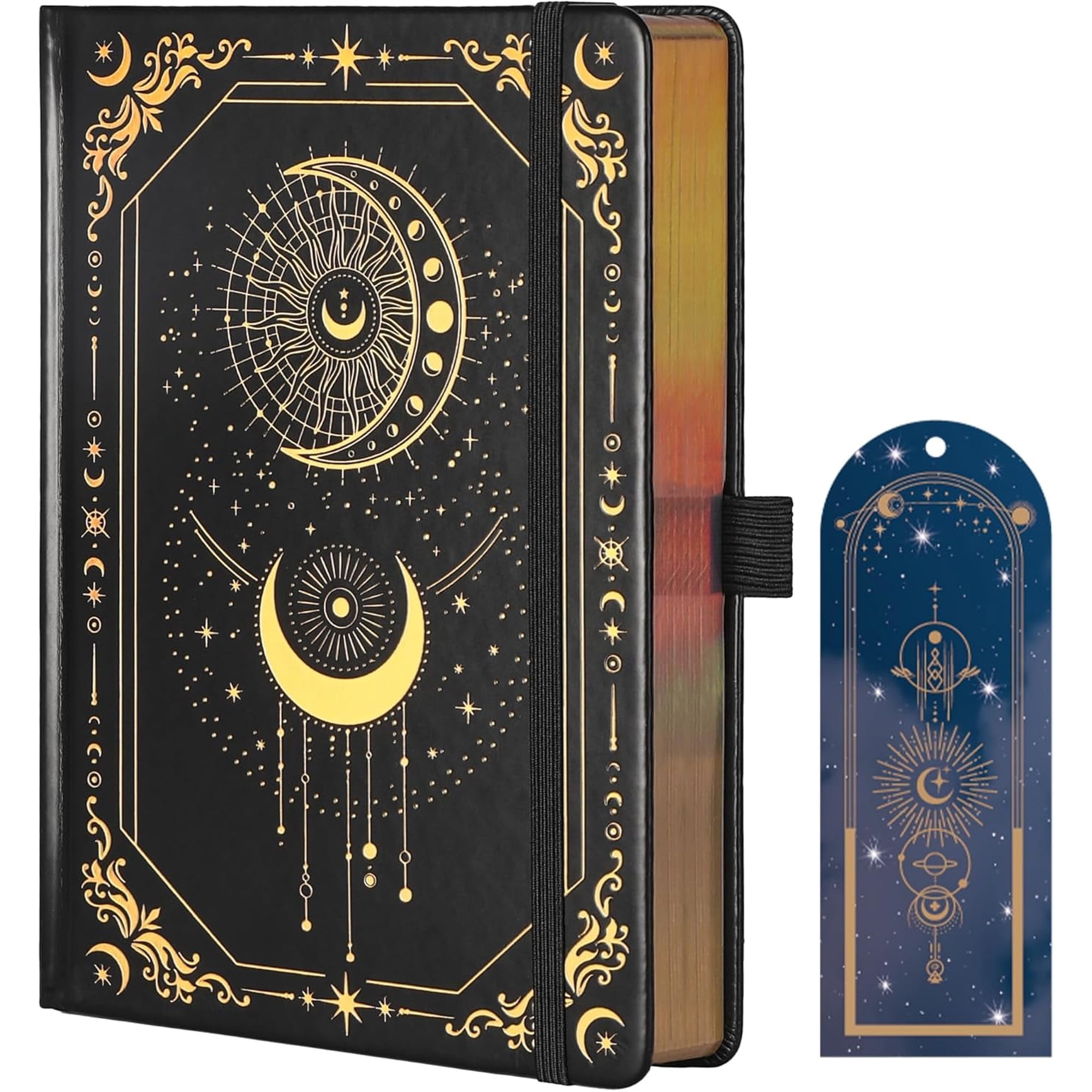 Lined Journal Hardcover A5 College Ruled Notebook 316 Numbered Pages for Writing