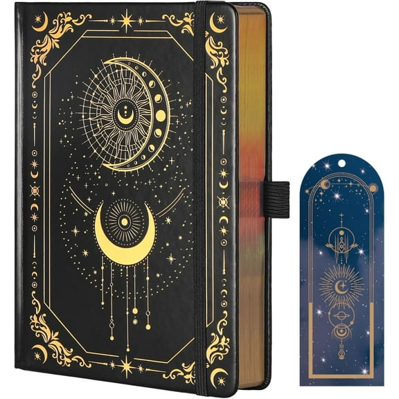 Lined Journal Hardcover A5 College Ruled Notebook 316 Numbered Pages for Writing