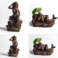 thumbnail image 1 of Quemador de Cerámico Palo Conos Soporte Humo para Sala de de Dormitorio - 2pcs # 1# 2 Soledad Quemador de incienso de sirena, 1 of 10