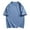 Blue, variant on Admvng Mens Casual Shirts Casual Solid Color Short Sleeved Round Neck Blouses M-6XL