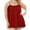 Wine Red, variant on ANYFIT WEAR Women Tank Top with Built in Bra Flowly Relaxed Cami Adjustable Straps Camisole with Pleats Wine,S
