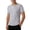 Q120 Grey, variant on CONZONE Mens T-Shirt Summer Short Sleeve Crew Neck Solid Color Lightweight Breathable Soft Tee Army Green Size M