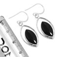 thumbnail image 3 of Natural Black Onyx Women Jewelry 925 Sterling Silver Earring, 3 of 4