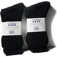 12 Pairs of Mens Value Mens Bulk Lightweight Cotton Crew Socks