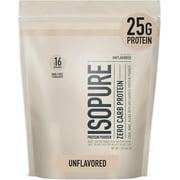 Isopure Protein Powder, Whey Protein Isolate Powder, 25g Protein, Zero Carb & Keto Friendly, No Added Colors/Flavors/Sweeteners, Unflavored Protein Powder, 1 Pound (Packaging May Vary)