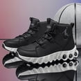 thumbnail image 3 of CORASUN Men's Black Sports Running Shoes featuring Shock-Absorbing Air Cushion, Water-Resistant Durable Soft Sole Athletic Sneakers for Men, Training and Outdoor Walking, 3 of 9