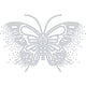 thumbnail image 1 of Parches de mariposa termoadhesivos con diseño de alas de mariposa, 11,7 x 8,3 pulgadas, para planchar, reparar ropa, etc., 1 of 7