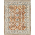 thumbnail image 3 of Mark&Day Washable Rugs, 5x7 Emporia Traditional Burnt Orange Area Rug, Orange Blue Beige Carpet for Living Room, Bedroom or Kitchen (5'3" x 7', Machine Washable), 3 of 8