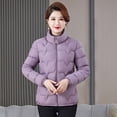 thumbnail image 1 of Chaqueta corta de algodón delgada y ligera para mujeres de mediana edad y mayores, más chaqueta de algodón grande, 1 of 6