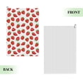 thumbnail image 2 of Kdxio Strawberries Pattern Golf Towel (24" X 16") with Carabiner Clip - The Convenient Golf Cleaning Towel, 2 of 8