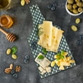 thumbnail image 5 of Grey Cutting Board, Shadowed Holes Circular with Disc Forms Unusual Round Styled Pattern Design, Decorative Tempered Glass Cutting and Serving Board, Wine Bottle Shape, White, by Ambesonne, 5 of 5