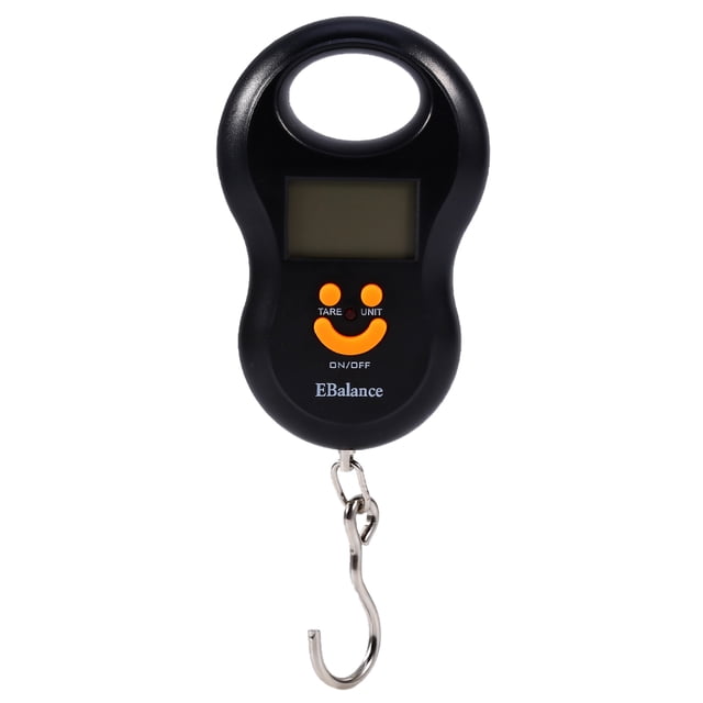 Báscula electrónica portátil BRILLAR con gancho para equipaje LCD Digital 50kg/10g