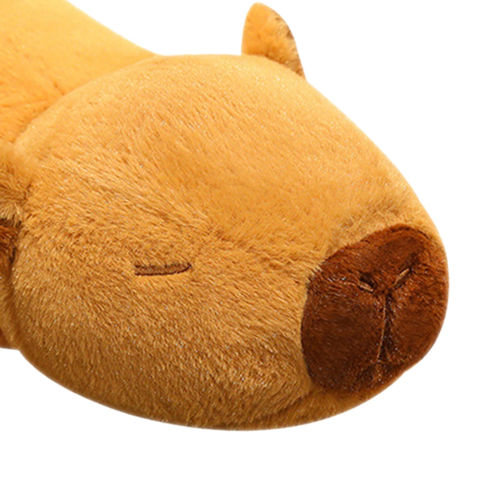 LeeQinersw Animal Stuffed Toy Plush Capybara Doll Neck Cushion Funny Room Ornament Capybara