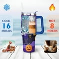 thumbnail image 4 of Halloween Ghost Coffee Tumble Happy Halloween Insulated Coffee Mug with Straw,Thermal with Lids for Hot and Cold Drinks for Daughter Son 40 oz Boo Cup, 4 of 7