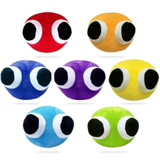 Rainbow Friends Plush Toys,31Big Eyes Purple Monster deformable