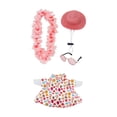 thumbnail image 2 of Summer Outfit Set For 23 Inch Porch Geese Suitable For Lawns Porch Geese Floral Dress Good For Summer Beach Decor, 2 of 8