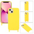 thumbnail image 2 of Feishell Crossbody Lanyard Case for iPhone 15 Plus,Adjustable Strap Shockproof Drop Protection Soft Flexible Silicone Cover Shockproof Protective Phone Case Cover for Women Men,Yellow, 2 of 8